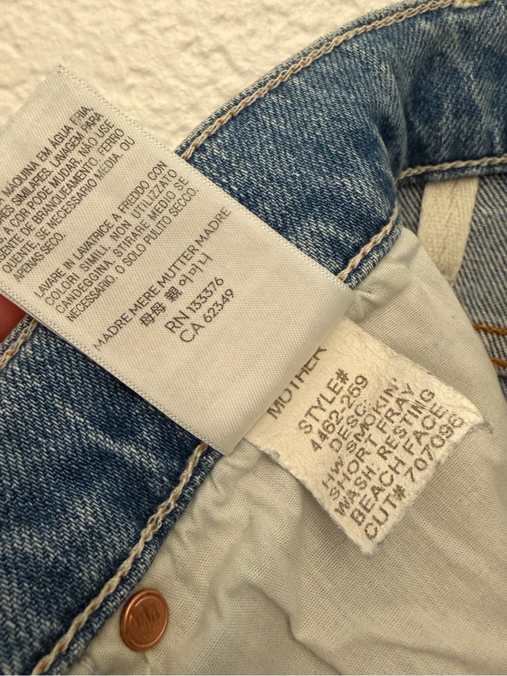 MOTHER High-Waisted Smokin' Fray Shorts - Picture 8 of 12